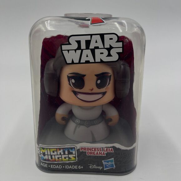 Star Wars Disney Habro Mighty Muggs Princess Leia Organa Toy - Picture 1 of 9